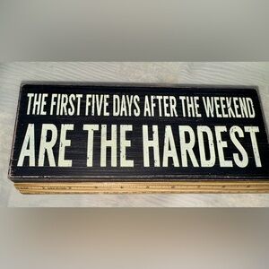 Black Wooden Box with Ruler